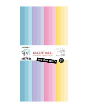 Creative Craftlab Essentials Sweet as Candy Slimline Unicolor Paper Pad (CCL-ES-UPP357) Creative Craftlab Essentials Sweet as Candy Slimline Unicolor Paper Pad (CCL-ES-UPP357)