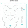 Studio Light Blooming Butterfly Cutting Die Butterfly Card Shape (SL-BB-CD488) (OUTLET) Studio Light Blooming Butterfly Cutting Die Butterfly Card Shape (SL-BB-CD488) (OUTLET)