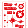 Studio Light Christmas Merry Christmas 2 Cutting Dies (SL-ES-CD119) (OUTLET) Studio Light Christmas Merry Christmas 2 Cutting Dies (SL-ES-CD119) (OUTLET)