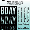 Studio Light Bday Sentiments Essentials Mask & Stamp (SL-ES-MST02) (OUTLET) Studio Light Bday Sentiments Essentials Mask & Stamp (SL-ES-MST02) (OUTLET)