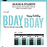 Studio Light Bday Sentiments Essentials Mask & Stamp (SL-ES-MST02) (OUTLET) Studio Light Bday Sentiments Essentials Mask & Stamp (SL-ES-MST02) (OUTLET)