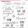 Studio Light Wonderful Sentiments Clear Stamps (SL-ES-STAMP173) (OUTLET) Studio Light Wonderful Sentiments Clear Stamps (SL-ES-STAMP173) (OUTLET)