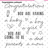 Studio Light Congratulations Sentiments Clear Stamps (SL-ES-STAMP175) (OUTLET) Studio Light Congratulations Sentiments Clear Stamps (SL-ES-STAMP175) (OUTLET)