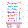 Studio Light Sentiments/Wishes Party Clear Stamps (SL-ES-STAMP177) (OUTLET) Studio Light Sentiments/Wishes Party Clear Stamps (SL-ES-STAMP177) (OUTLET)