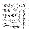 Studio Light Sentiments/Wishes Thanks Clear Stamps (SL-ES-STAMP178) (OUTLET) Studio Light Sentiments/Wishes Thanks Clear Stamps (SL-ES-STAMP178) (OUTLET)