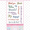 Studio Light Sentiments/Wishes Thanks Clear Stamps (SL-ES-STAMP178) (OUTLET) Studio Light Sentiments/Wishes Thanks Clear Stamps (SL-ES-STAMP178) (OUTLET)