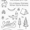 My Favorite Things Happy Camper Clear Stamps (CS-718) (OUTLET) My Favorite Things Happy Camper Clear Stamps (CS-718) (OUTLET)