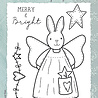 Creative Expressions Sam Poole Clear Stamp A6 Angel Bunny (CEC1001) (OUTLET) Creative Expressions Sam Poole Clear Stamp A6 Angel Bunny (CEC1001) (OUTLET)