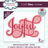 Creative Expressions Sue Wilson Craft Die Festive Joyful (CED3241) (OUTLET) Creative Expressions Sue Wilson Craft Die Festive Joyful (CED3241) (OUTLET)