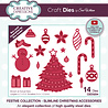 Creative Expressions Sue Wilson Craft Die Festive Slimline Christmas Accessories (CED3254) (OUTLET) Creative Expressions Sue Wilson Craft Die Festive Slimline Christmas Accessories (CED3254) (OUTLET)