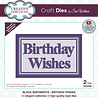 Creative Expressions Sue Wilson Craft Die Block Sentiments Birthday Wishes (CED4466) (OUTLET) Creative Expressions Sue Wilson Craft Die Block Sentiments Birthday Wishes (CED4466) (OUTLET)