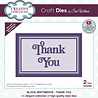 Creative Expressions Sue Wilson Craft Die Block Sentiments Thank You (CED4468) (OUTLET) Creative Expressions Sue Wilson Craft Die Block Sentiments Thank You (CED4468) (OUTLET)