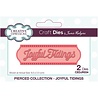 Creative Expressions Jamie Rodgers Craft Die Pierced Joyful Tidings (CEDJR034) (OUTLET) Creative Expressions Jamie Rodgers Craft Die Pierced Joyful Tidings (CEDJR034) (OUTLET)