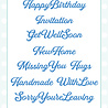 Creative Expressions Jamie Rodgers Craft Die Sentiments Collection Essentials 2 (CEDJR049) (OUTLET) Creative Expressions Jamie Rodgers Craft Die Sentiments Collection Essentials 2 (CEDJR049) (OUTLET)