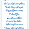 Creative Expressions Jamie Rodgers Craft Die Sentiments Collection Weddings (CEDJR053) (OUTLET) Creative Expressions Jamie Rodgers Craft Die Sentiments Collection Weddings (CEDJR053) (OUTLET)