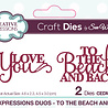 Creative Expressions Sue Wilson Craft Die Mini Expressions Duos To The Beach And Back (CEDME114) (OUTLET) Creative Expressions Sue Wilson Craft Die Mini Expressions Duos To The Beach And Back (CEDME114) (OUTLET)