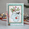 Creative Expressions Sam Poole Rubber Stamp A6 Candy Cane Background (CER025) (OUTLET) Creative Expressions Sam Poole Rubber Stamp A6 Candy Cane Background (CER025) (OUTLET)