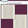 Creative Expressions Jamie Rodgers Stencil Outline Duo Rectangles (2pcs) (CEST079) (OUTLET) Creative Expressions Jamie Rodgers Stencil Outline Duo Rectangles (2pcs) (CEST079) (OUTLET)