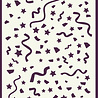 Creative Expressions DL Stencil Party Confetti (CEST104) (OUTLET) Creative Expressions DL Stencil Party Confetti (CEST104) (OUTLET)