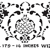 Creative Expressions Sam Poole Stencil 4x8 Inch Distressed Wallpaper (CEST119) (OUTLET) Creative Expressions Sam Poole Stencil 4x8 Inch Distressed Wallpaper (CEST119) (OUTLET)