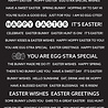 Creative Expressions Wordies Sentiment Sheets 6x8 Inch Happy Easter (4pcs) (CEW015) (OUTLET) Creative Expressions Wordies Sentiment Sheets 6x8 Inch Happy Easter (4pcs) (CEW015) (OUTLET)
