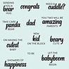 Creative Craftlab Friendz Clear Stamps Baby Tekst ENG (CCL-FR-STAMP165) (OUTLET) Creative Craftlab Friendz Clear Stamps Baby Tekst ENG (CCL-FR-STAMP165) (OUTLET)