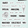 Creative Craftlab Friendz Clear Stamps Special Friend ENG (CCL-FR-STAMP337) (OUTLET) Creative Craftlab Friendz Clear Stamps Special Friend ENG (CCL-FR-STAMP337) (OUTLET)