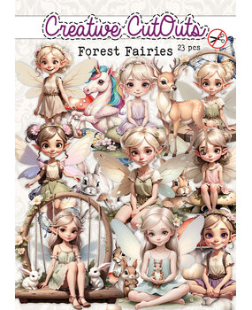 Creatief Art Forest Fairies Die-Cuts Creative CutOuts (CCODC-004) Creatief Art Forest Fairies Die-Cuts Creative CutOuts (CCODC-004)