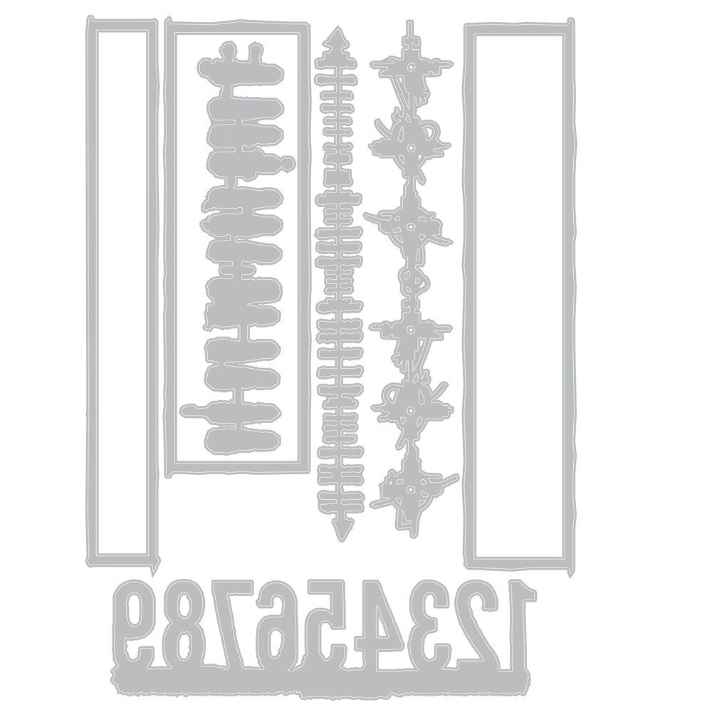 Sizzix Seth Apter Thinlits Die Set Borderlines (666906) Sizzix Seth Apter Thinlits Die Set Borderlines (666906)