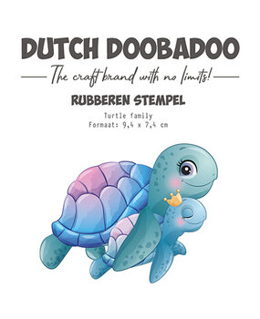 Dutch Doobadoo Rubber Stamp Turtle Family (497.004.036) Dutch Doobadoo Rubber Stamp Turtle Family (497.004.036)