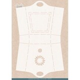 Card Deco Folding Card Stencil Blooming Sunflower (CDEST072)