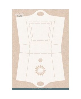 Card Deco Folding Card Stencil Blooming Sunflower (CDEST072)