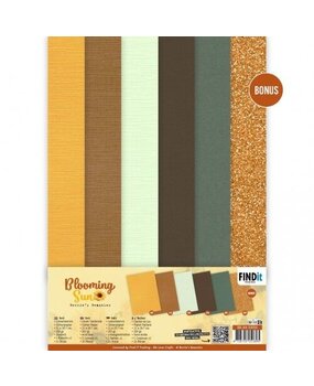 Berrie's Beauties Blooming Sun A4 Linen Cardstock Pack (BB-A4-10016)