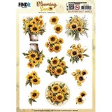 Berrie's Beauties Blooming Sun 3D Push Out Golden Glow (SB11033)