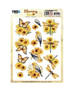 Berrie's Beauties Blooming Sun 3D Push Out Golden Meadow (SB11035)