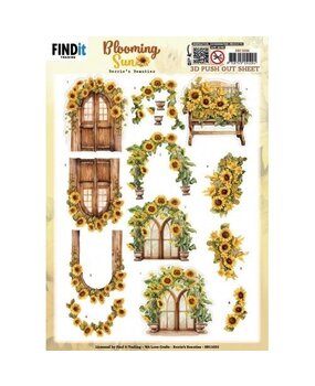 Berrie's Beauties Blooming Sun 3D Push Out Rustic Sunlight (SB11036)