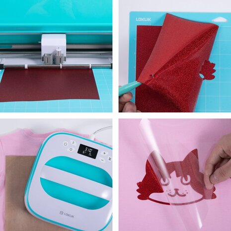 LOKLiK Heat Transfer Vinyl Sheets Bundle A4 (SG-HTV-1678-US-L-B2B) LOKLiK Heat Transfer Vinyl Sheets Bundle A4 (SG-HTV-1678-US-L-B2B)