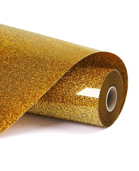 LOKLiK Heat Transfer Vinyl 30.5x90cm Glitter Gold (SG-HTV-1568-US-L-B2B) LOKLiK Heat Transfer Vinyl 30.5x90cm Glitter Gold (SG-HTV-1568-US-L-B2B)