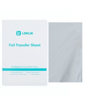 LOKLiK Foil Transfer Sheets Silver 50pcs (SG-YBZ-0002-US-L-B2B) LOKLiK Foil Transfer Sheets Silver 50pcs (SG-YBZ-0002-US-L-B2B)