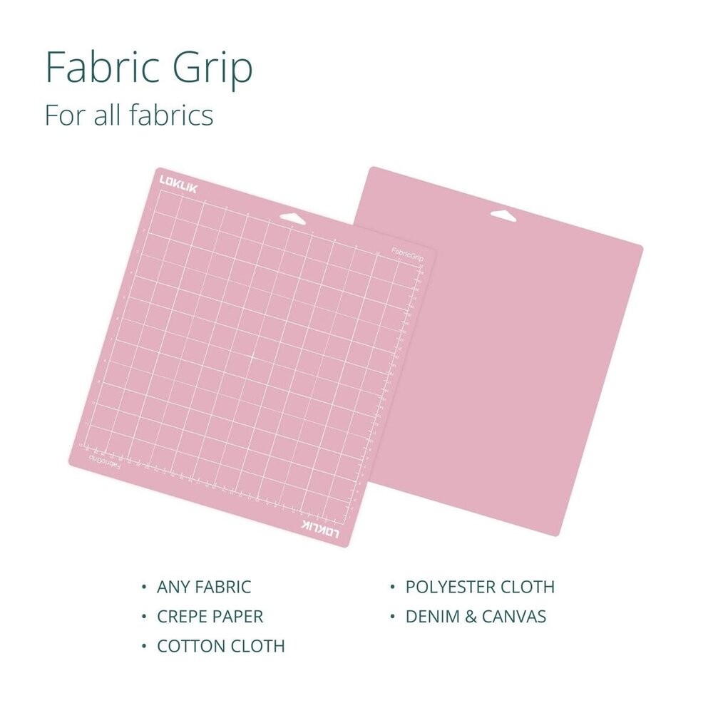 LOKLiK Cutting Mat Pink Fabric Grip 3pcs (SG-GJ-0004-US-L-B2B)