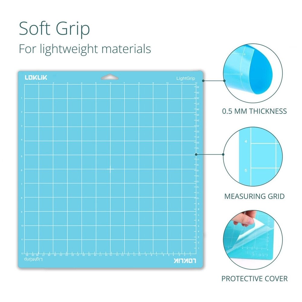 LOKLiK Cutting Mat Blue Light Grip 3pcs (SG-GJ-0013-US-L-B2B) LOKLiK Cutting Mat Blue Light Grip 3pcs (SG-GJ-0013-US-L-B2B)