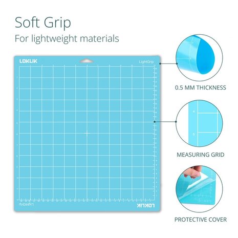 LOKLiK Cutting Mat Blue Light Grip 3pcs (SG-GJ-0013-US-L-B2B) LOKLiK Cutting Mat Blue Light Grip 3pcs (SG-GJ-0013-US-L-B2B)