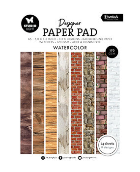 Studio Light Essentials Watercolor A5 Paper Pad (SL-ES-DPP330) Studio Light Essentials Watercolor A5 Paper Pad (SL-ES-DPP330)