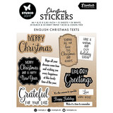 Studio Light Christmas Essentials English Christmas Texts Sticker Pad (SL-ES-STIC39)
