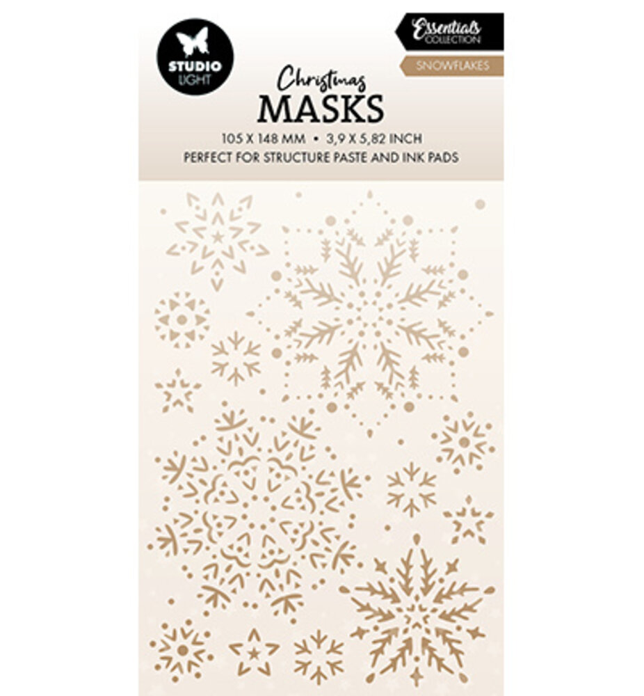 Studio Light Christmas Essentials Snow Background Masking Stencil (SL-ES-MASK353) Studio Light Christmas Essentials Snow Background Masking Stencil (SL-ES-MASK353)