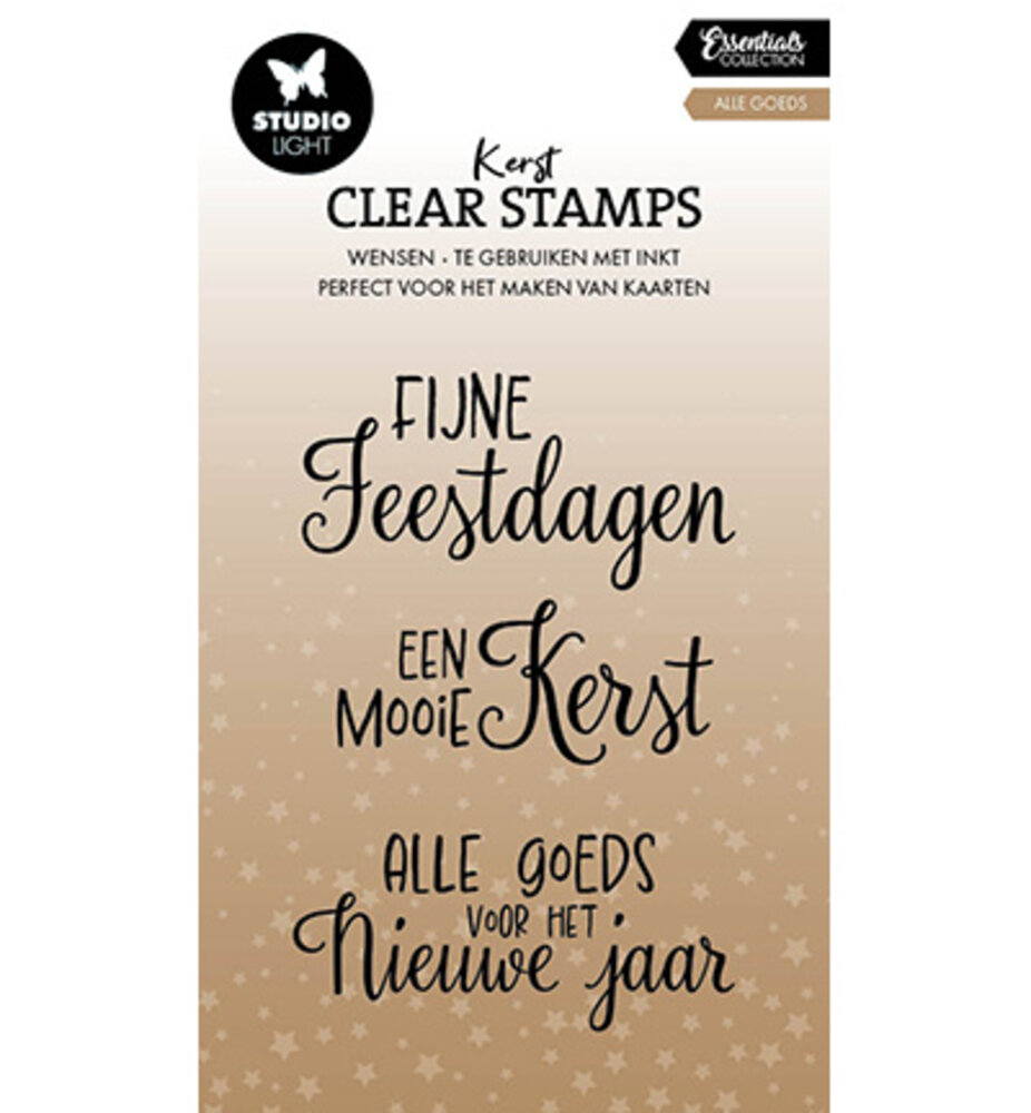 Studio Light Christmas Essentials Clear Stamps Alle Goeds (SL-ES-STAMP851) Studio Light Christmas Essentials Clear Stamps Alle Goeds (SL-ES-STAMP851)