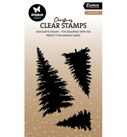 Studio Light Christmas Essentials Clear Stamps Pine Trees (SL-ES-STAMP853) Studio Light Christmas Essentials Clear Stamps Pine Trees (SL-ES-STAMP853)