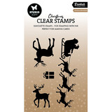 Studio Light Christmas Essentials Clear Stamps Santa & Reindeer (SL-ES-STAMP855)