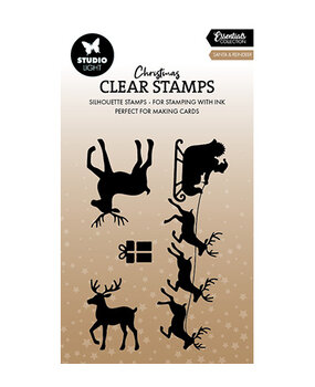 Studio Light Christmas Essentials Clear Stamps Santa & Reindeer (SL-ES-STAMP855) Studio Light Christmas Essentials Clear Stamps Santa & Reindeer (SL-ES-STAMP855)