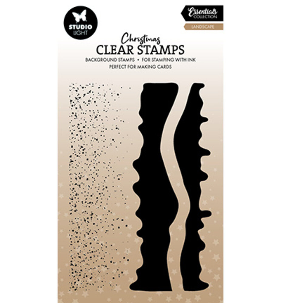 Studio Light Christmas Essentials Clear Stamps Snow Landscape (SL-ES-STAMP861) Studio Light Christmas Essentials Clear Stamps Snow Landscape (SL-ES-STAMP861)
